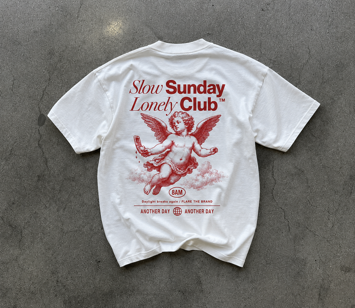BLOOD ROSE — Oversized Tee