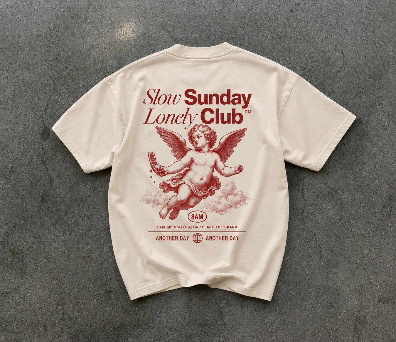 BLOOD ROSE — Oversized Tee