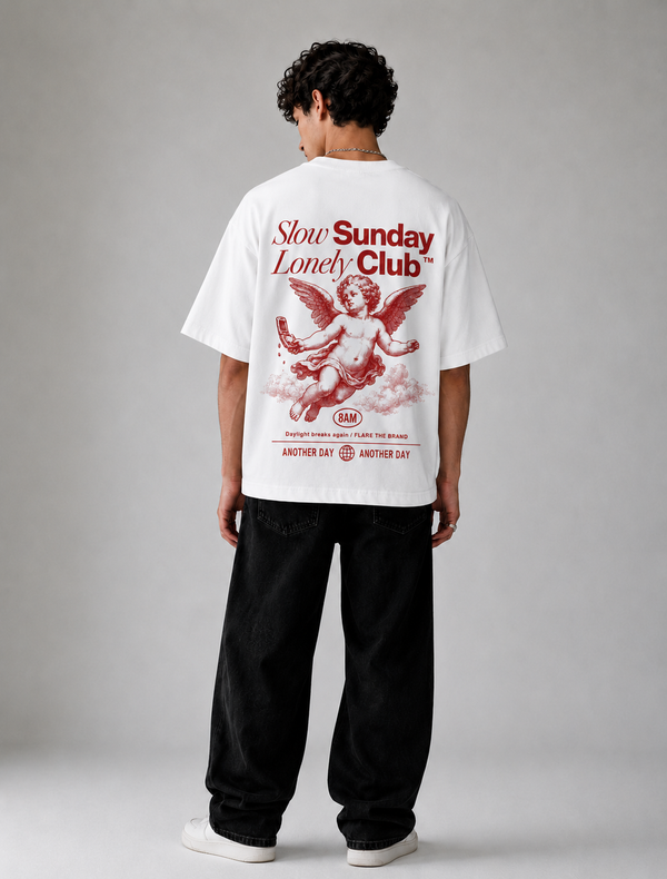 BLOOD ROSE — Oversized Tee